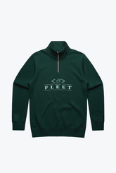 Boston Fleet Quarter Zip - Green