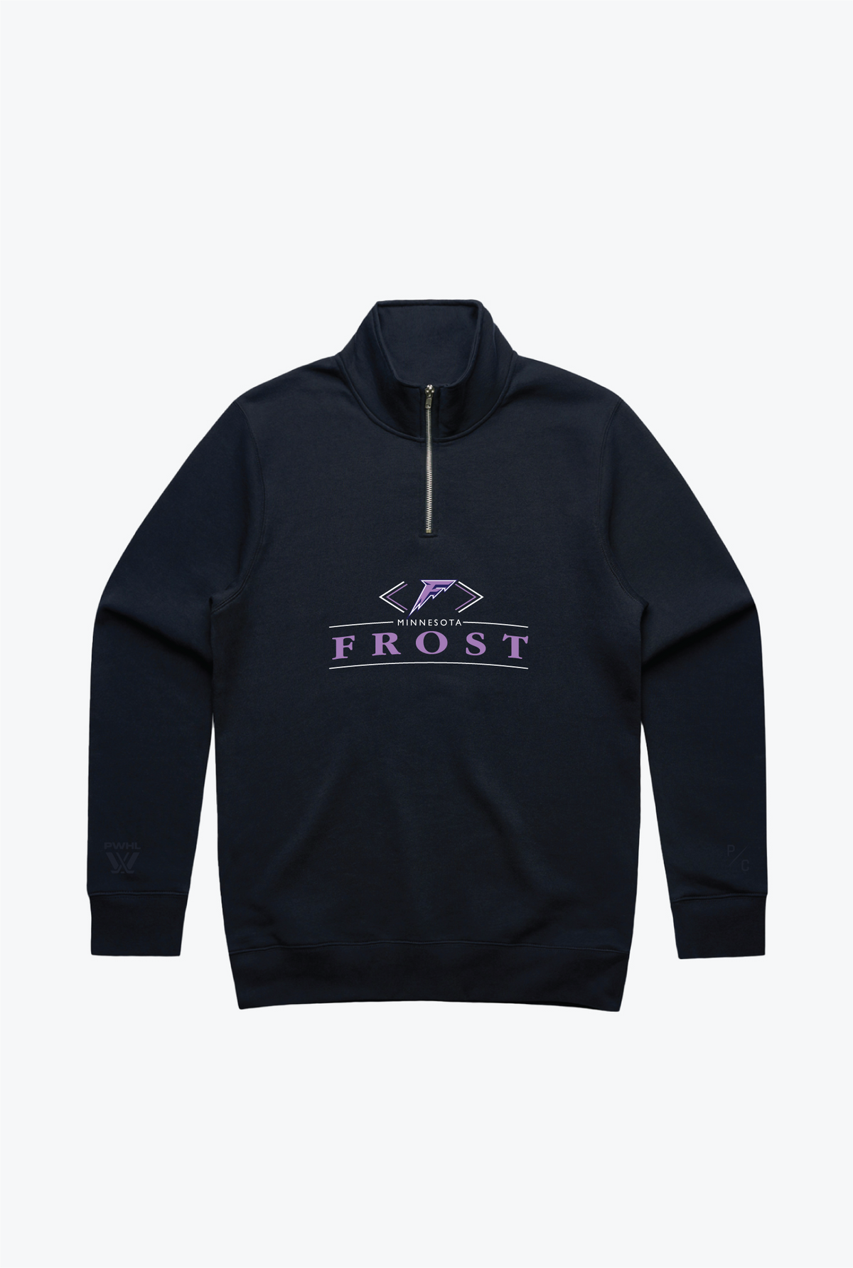 Minnesota Frost - Pull à col zippé à 1/4 de tour - Bleu marine