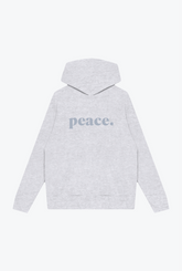 Sweat à capuche épais Peace Basics - Ash