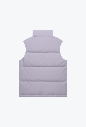 Peace Basics Puffer Vest - Gentle Lavender