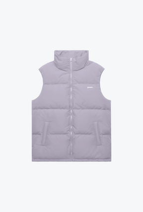 Peace Basics Puffer Vest - Gentle Lavender