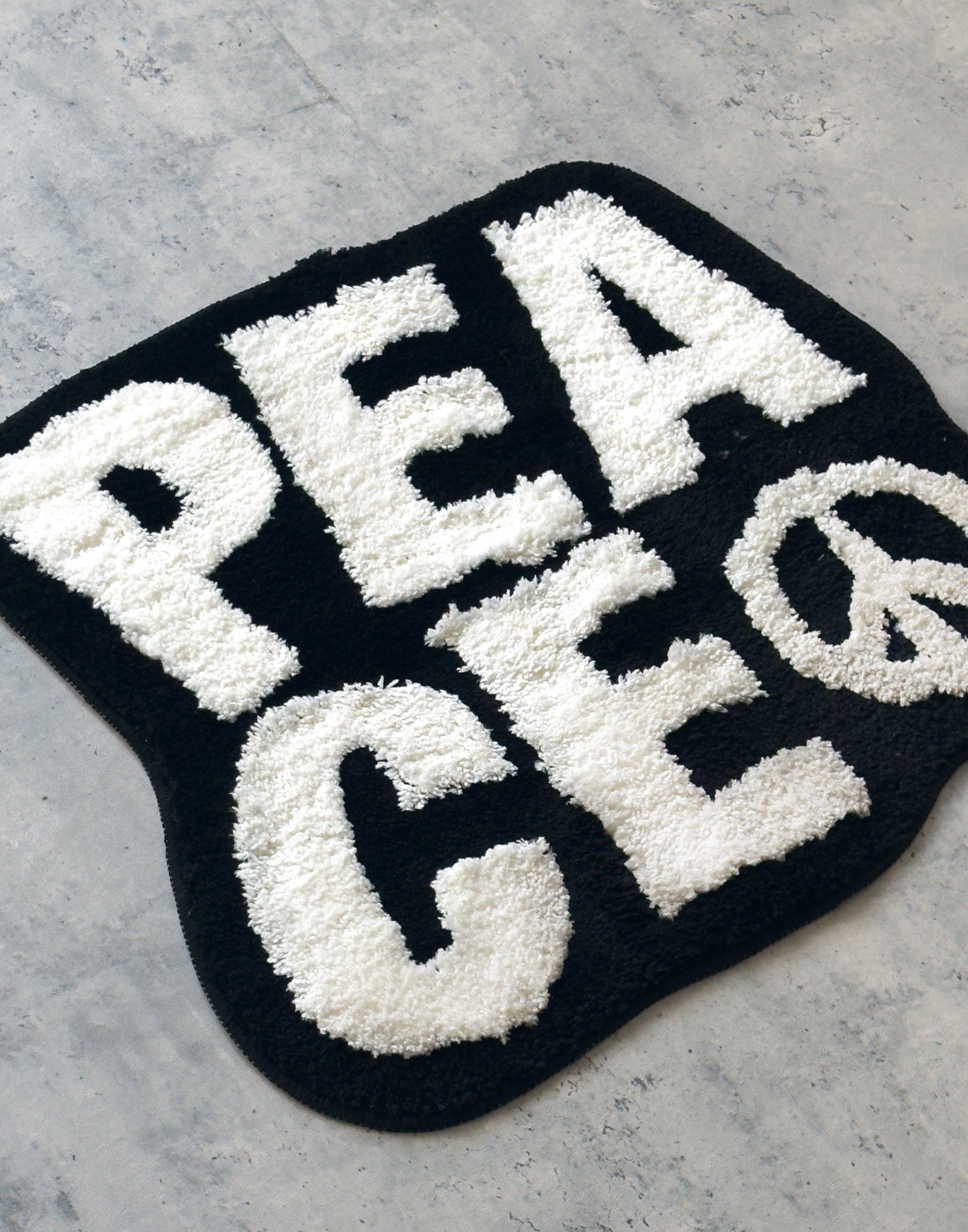 Peace Rug - Black