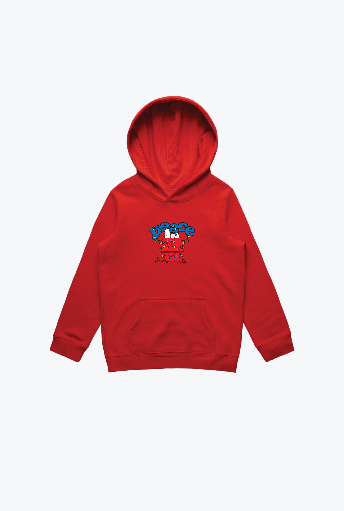 P/C x Peanuts Snoopy Peace Kids Hoodie - Red