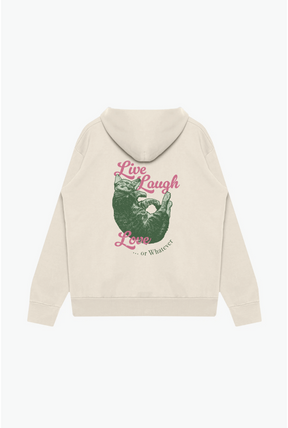 Live Laugh & Love Heavyweight Hoodie - Ivory