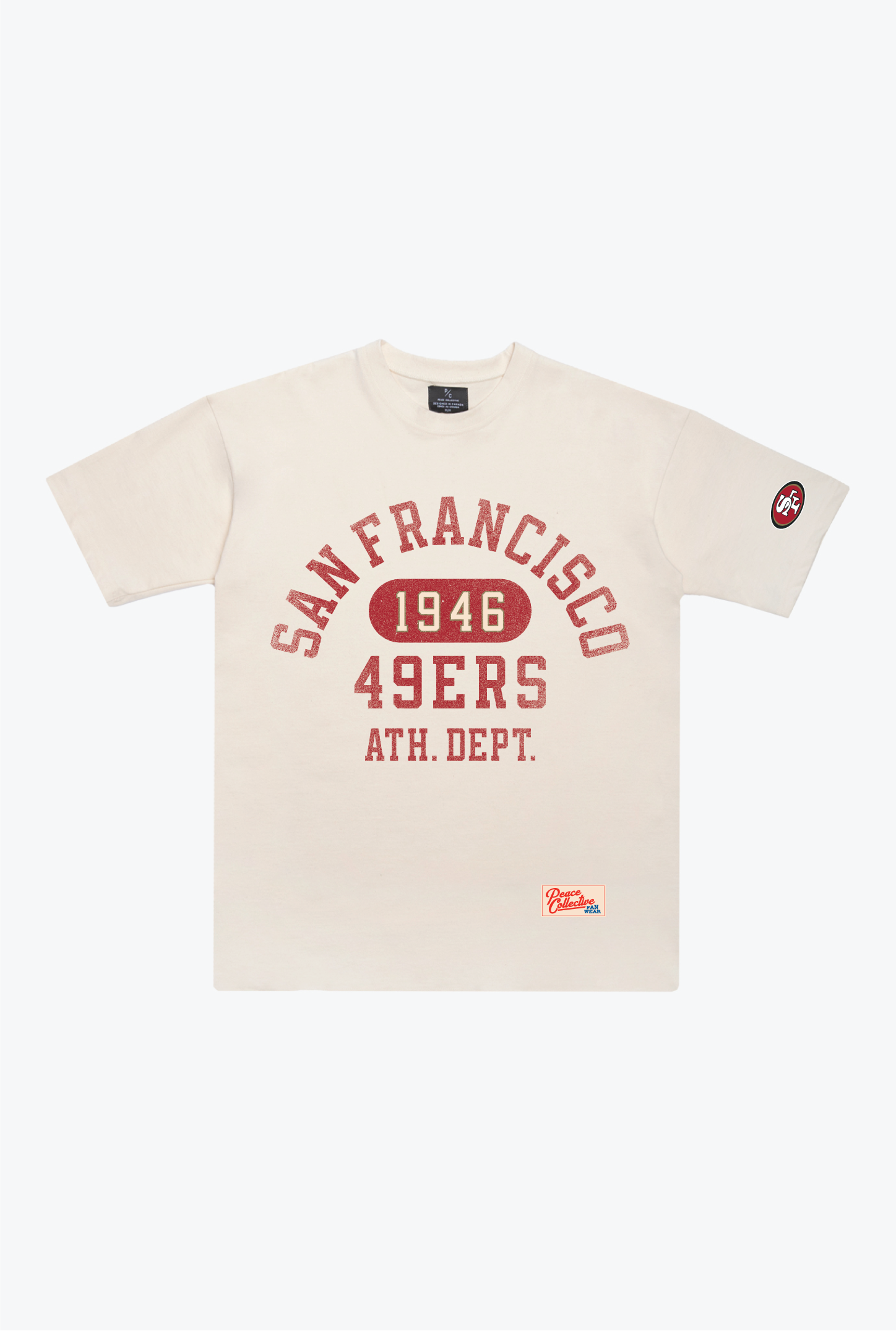 San Francisco 49ers Athletic Club Heavyweight T-Shirt - Ivory