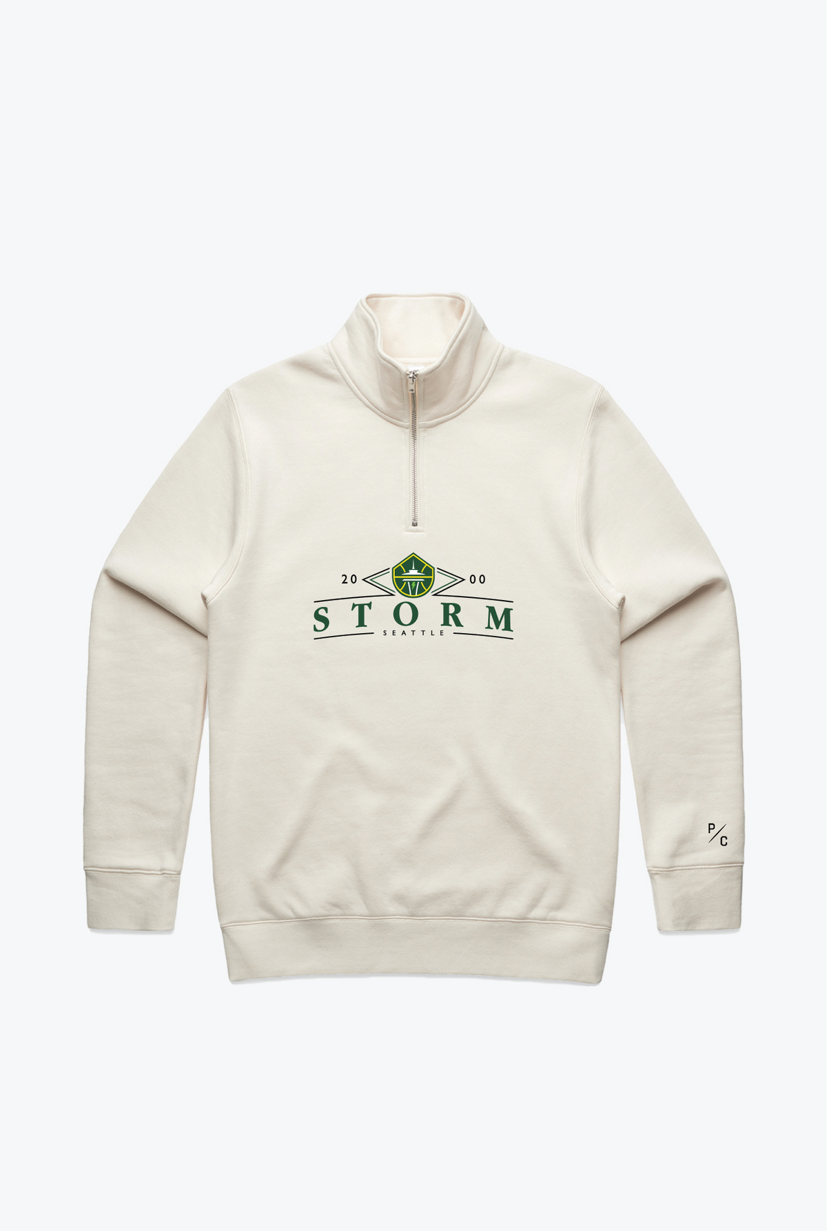 Seattle Storm Quarter Zip - Elfenbein