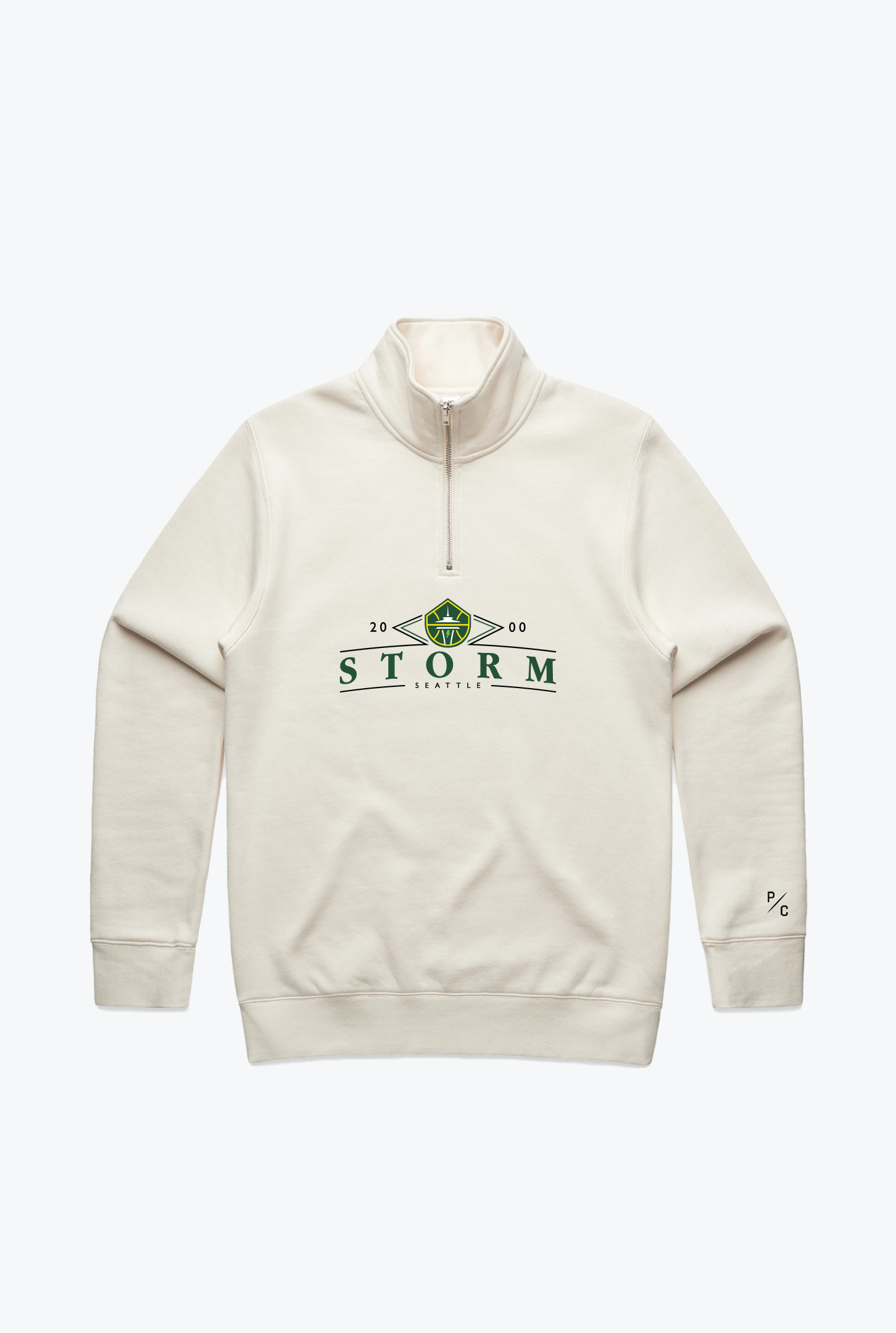 Seattle Storm Quarter Zip - Ivory