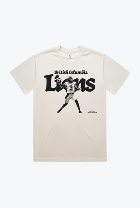 BC Lions Classic T-Shirt - Ivory