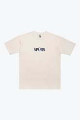 Tottenham Hotspur FC Heavyweight T-Shirt - Ivory