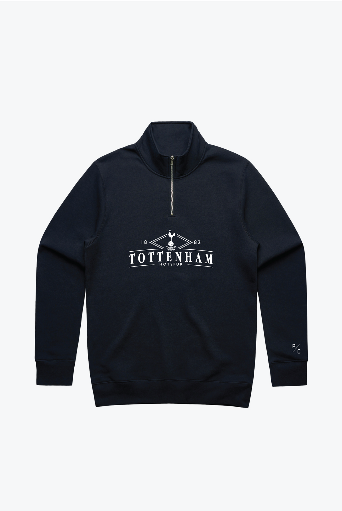 Tottenham Hotspur FC Quarter Zip - Navy