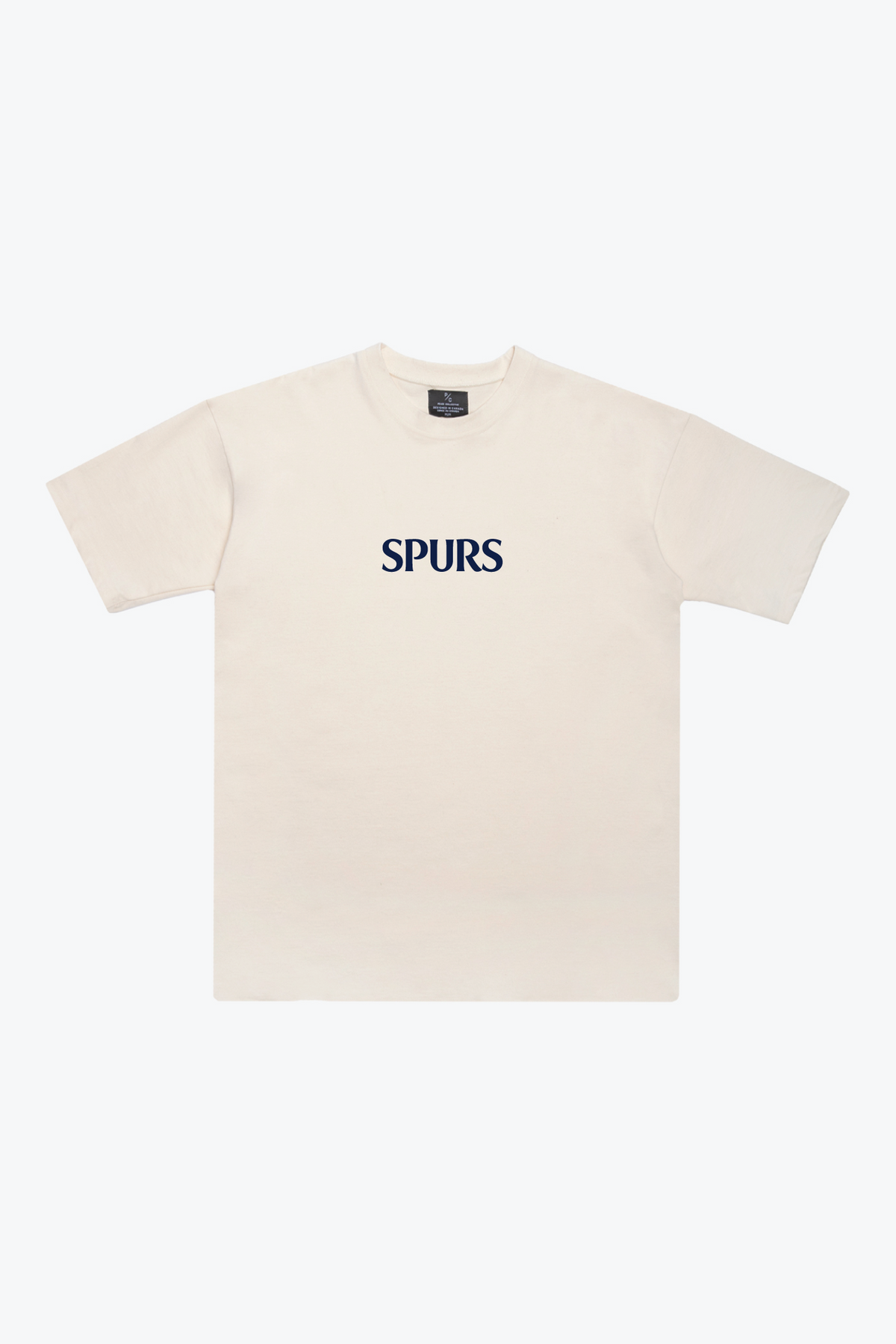 Tottenham Hotspur FC Heavyweight T-Shirt - Ivory