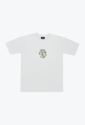 British Columbia Pacific Dogwood Heavyweight T-Shirt - White