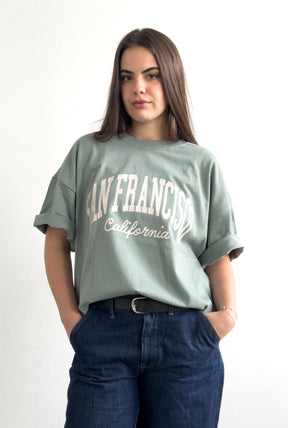 San Francisco Tourist T-Shirt - Eucalyptus