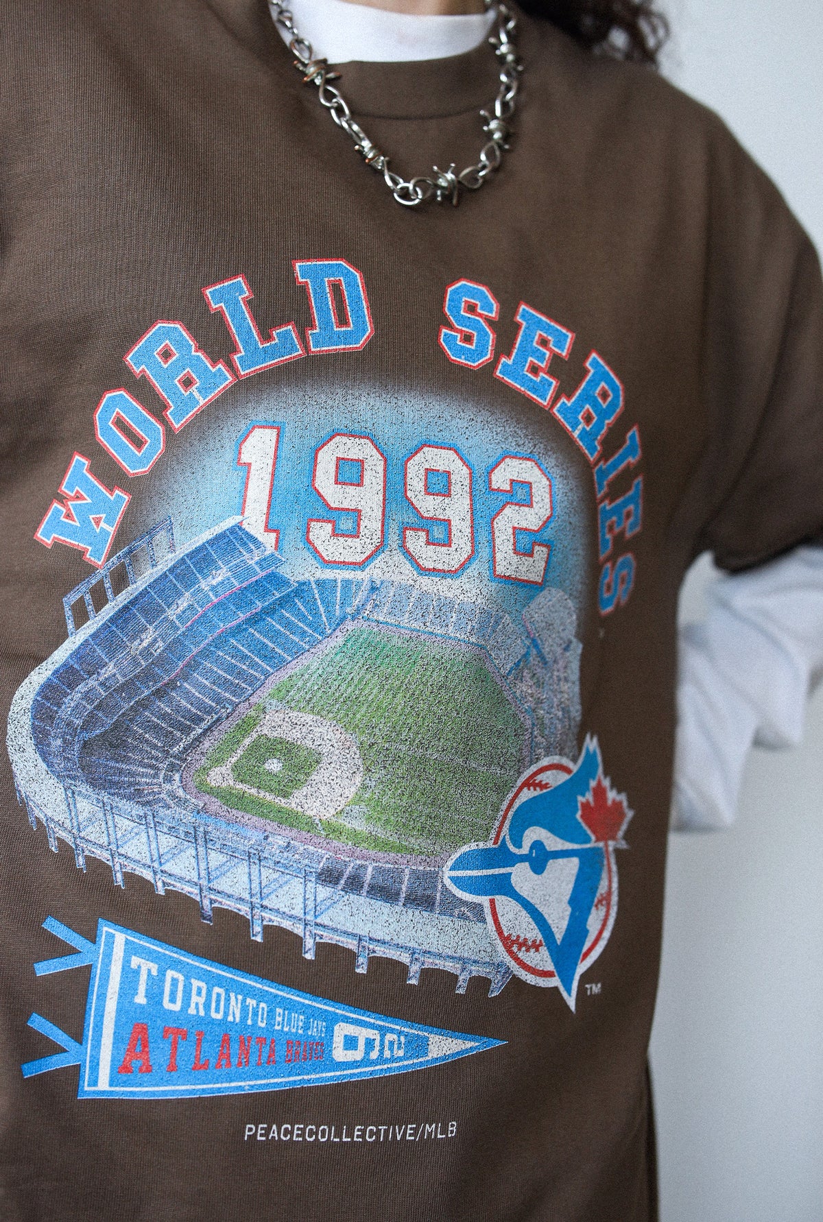 Toronto Blue Jays Heavyweight Garment Dyed T-Shirt - Sand