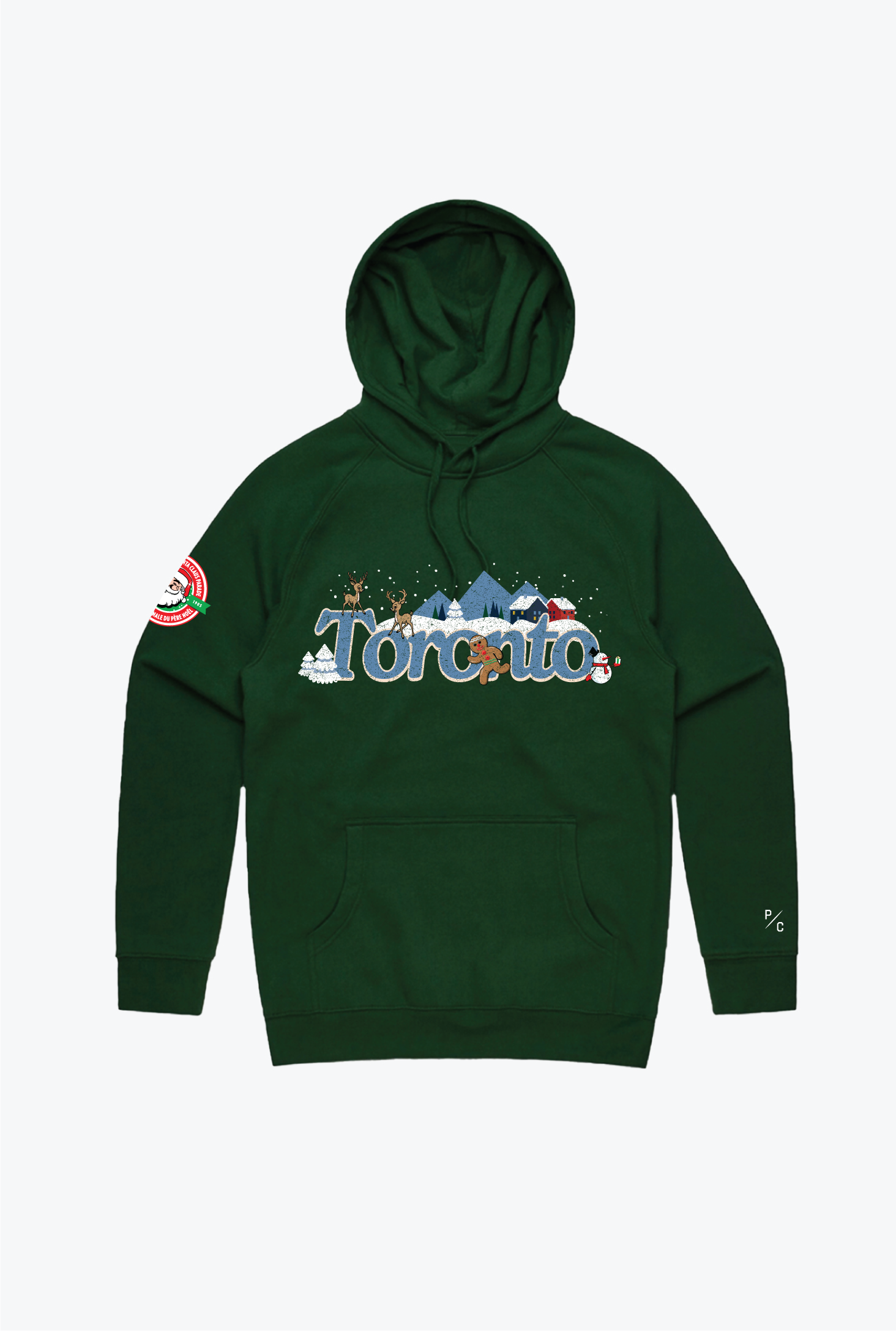 P/C x Santa Claus Parade Hoodie - Forest Green