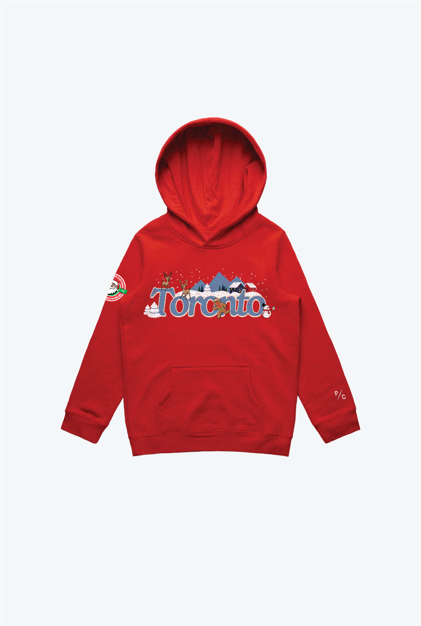 P/C x Santa Claus Parade Kids Hoodie - Red