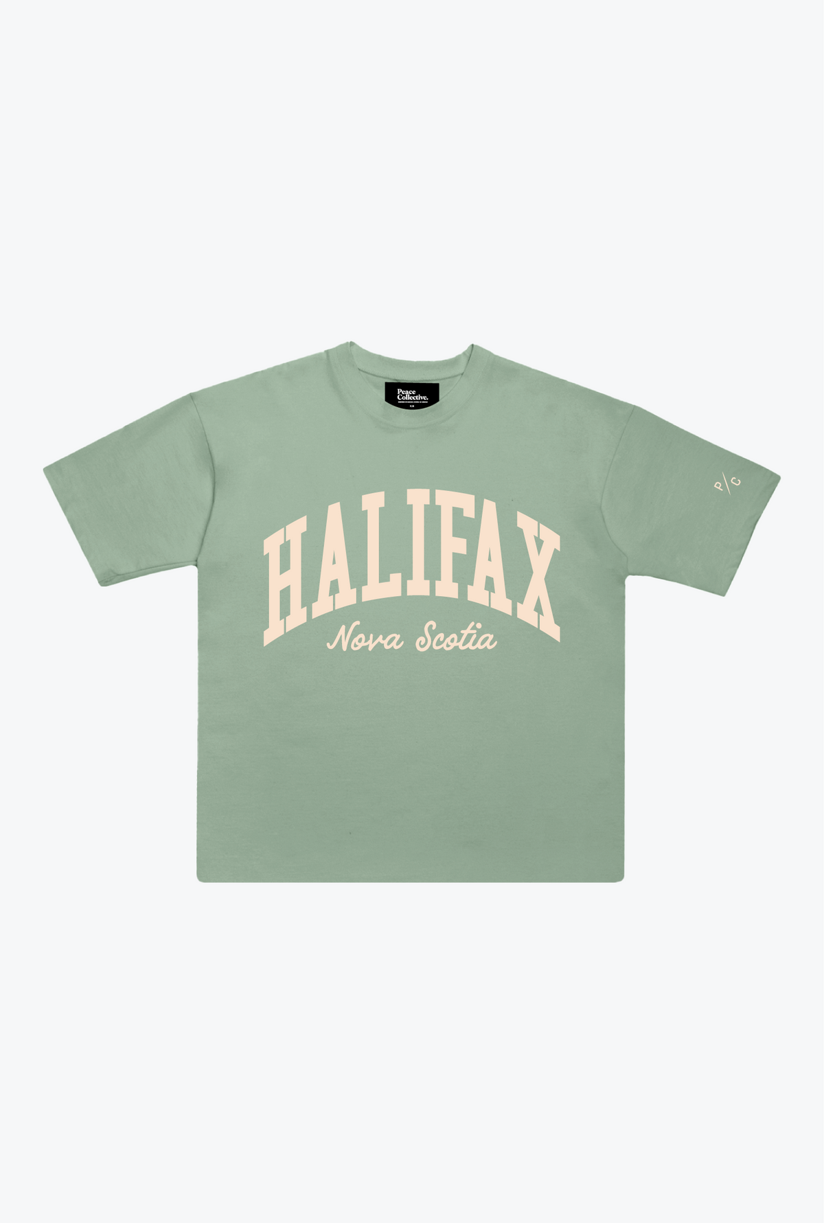 Halifax Tourist Heavyweight Garment Dyed T-Shirt - Eucalyptus