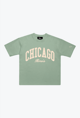 Chicago Tourist T-Shirt - Eucalyptus