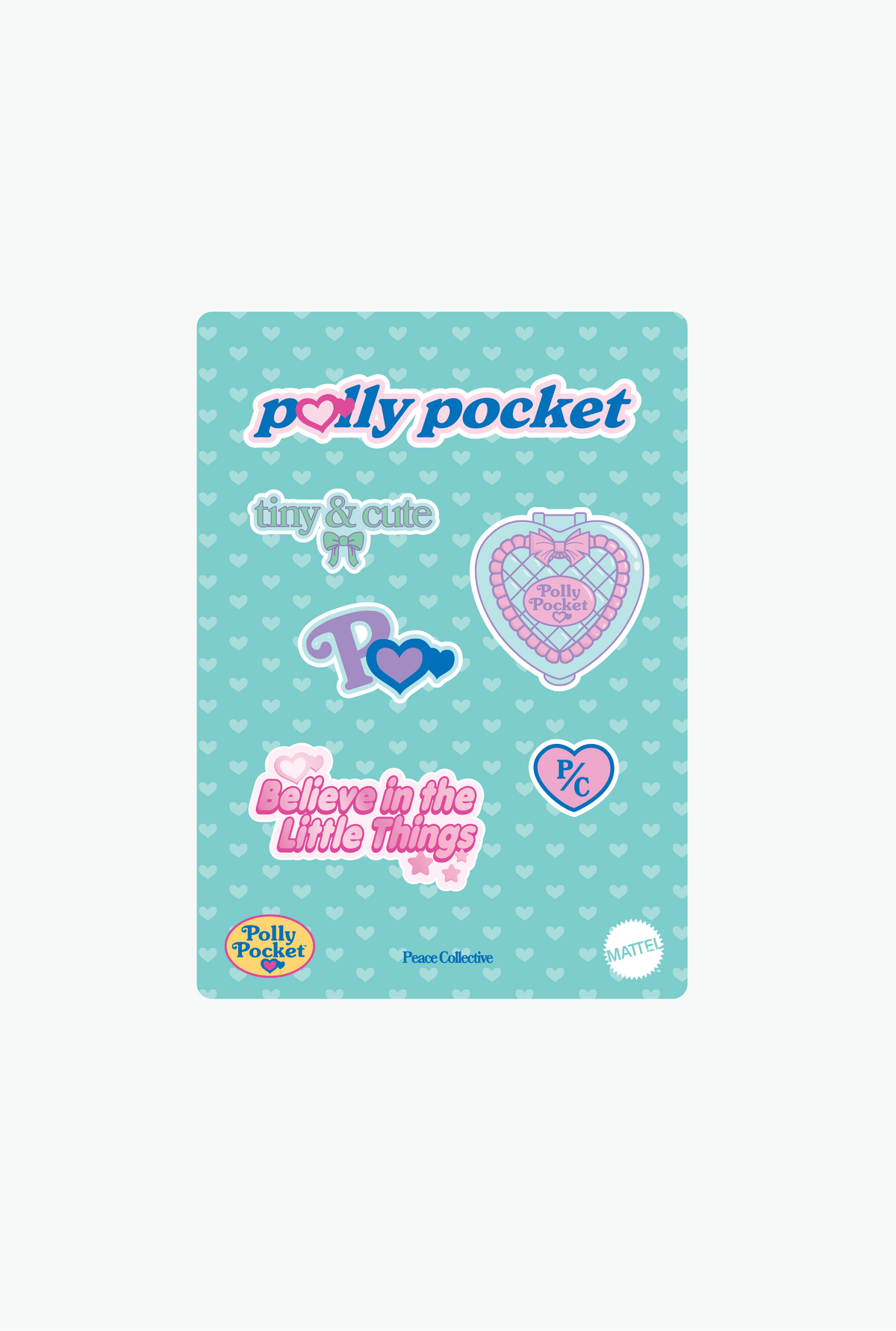 Polly Pocket™ x P/C-Stickerpaket - Mehrfarbig