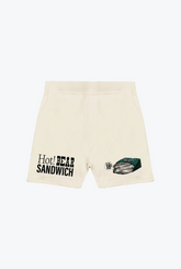 P/C x BEAR Steak Sandwiches Ad Fleece Shorts - Ivory