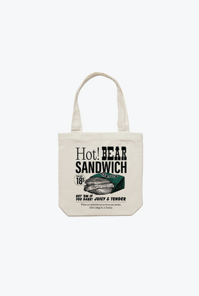 Sac fourre-tout publicitaire P/C x BEAR Steak Sandwiches - Ivoire