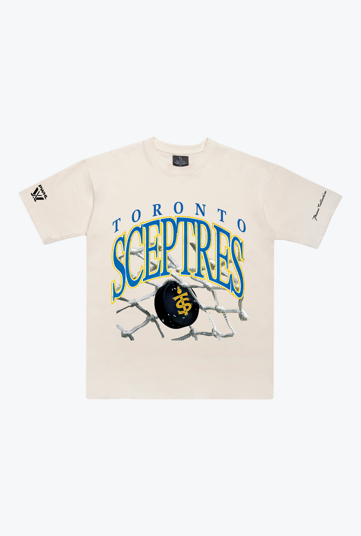 Schweres T-Shirt von Toronto Sceptres – Elfenbein