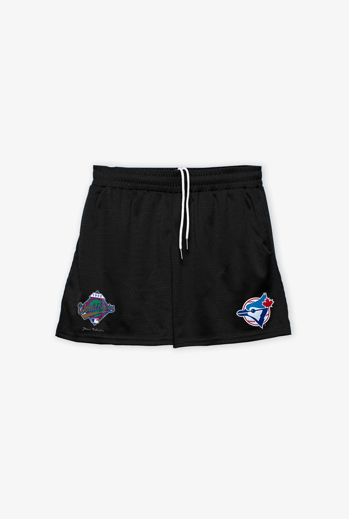 Toronto Blue Jays 1992 World Series Mesh Shorts - Black