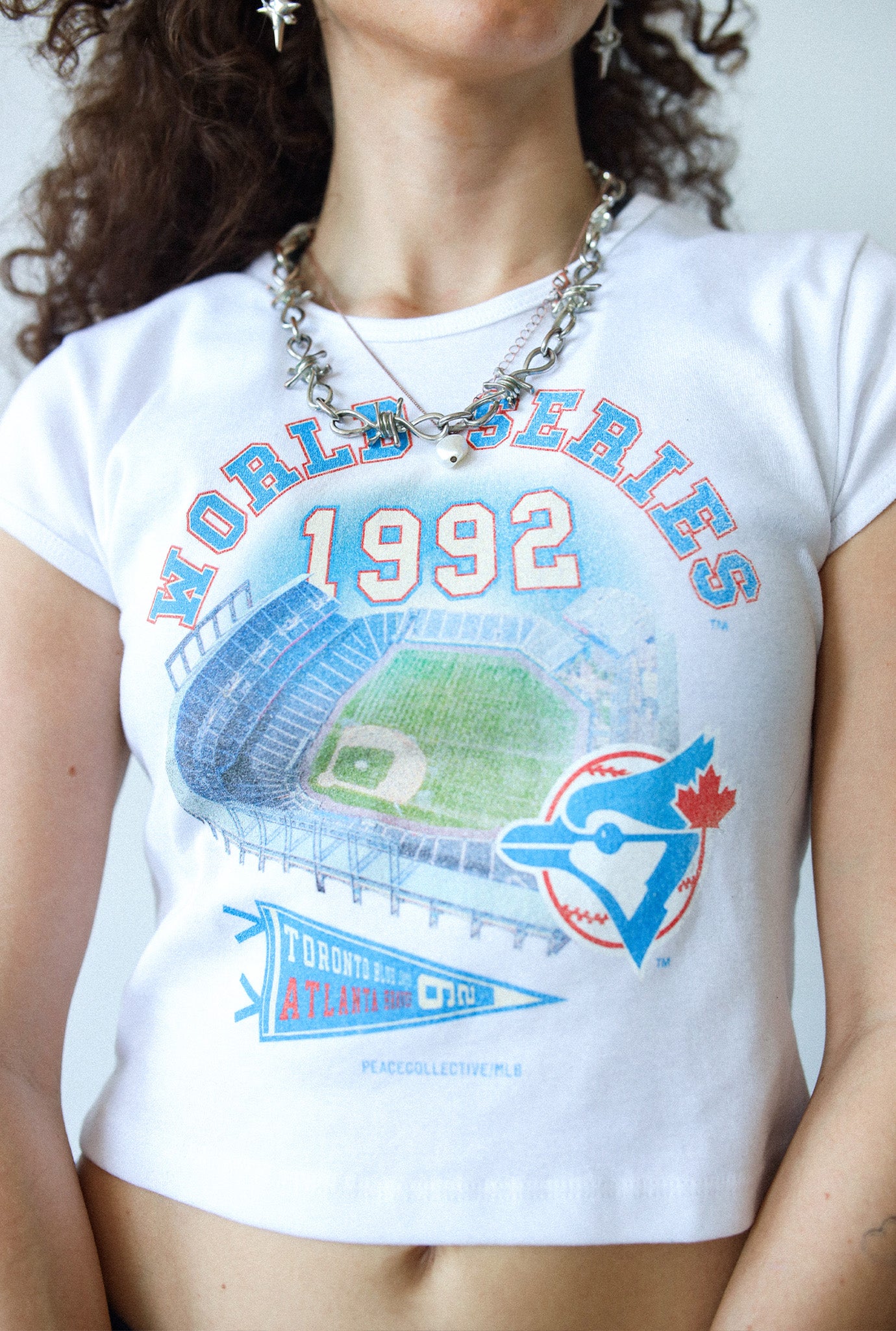 Toronto Blue Jays Baby Tee - White