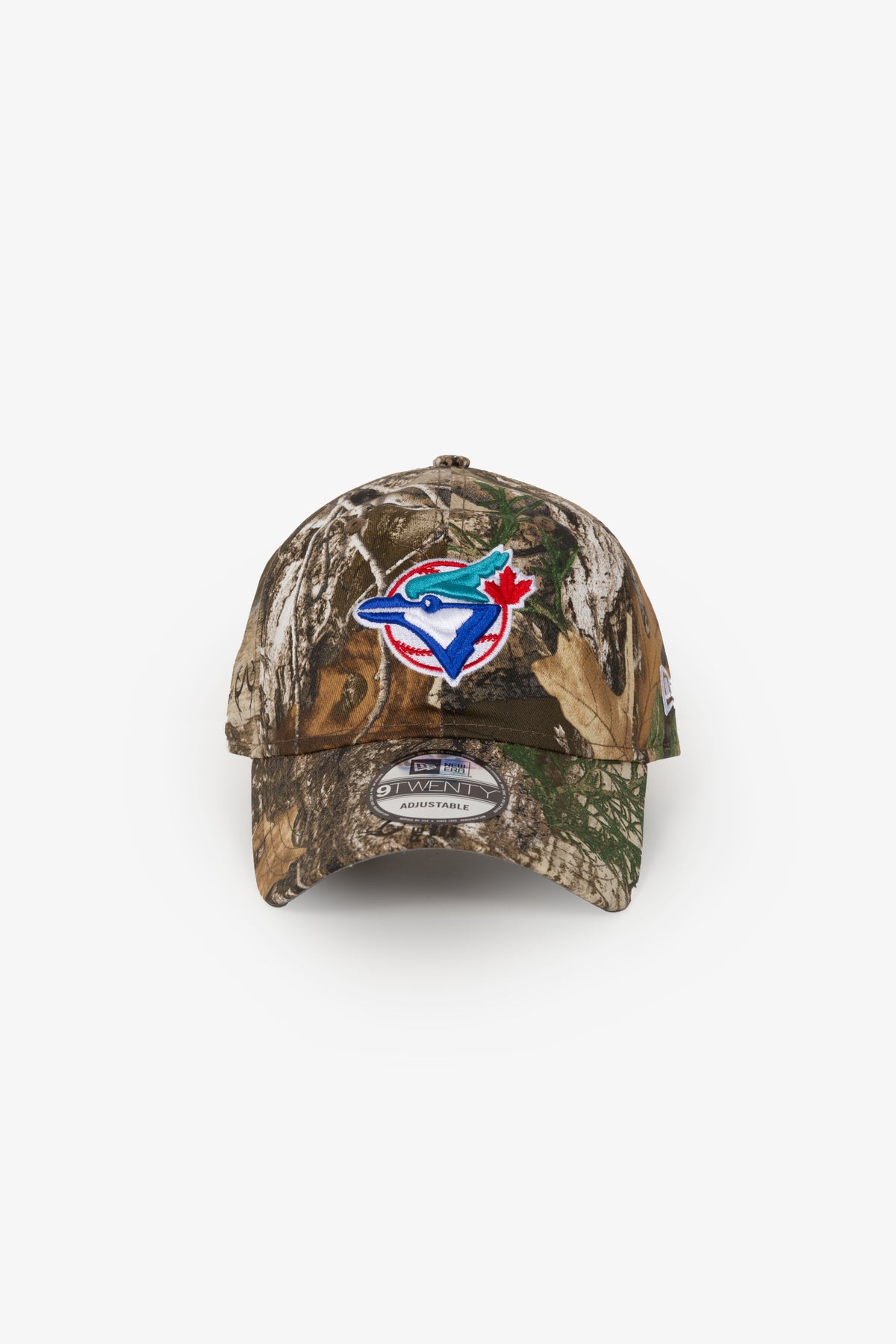 Toronto Blue Jays Real Tree Camo 9TWENTY Verstellbare Kappe - Grün