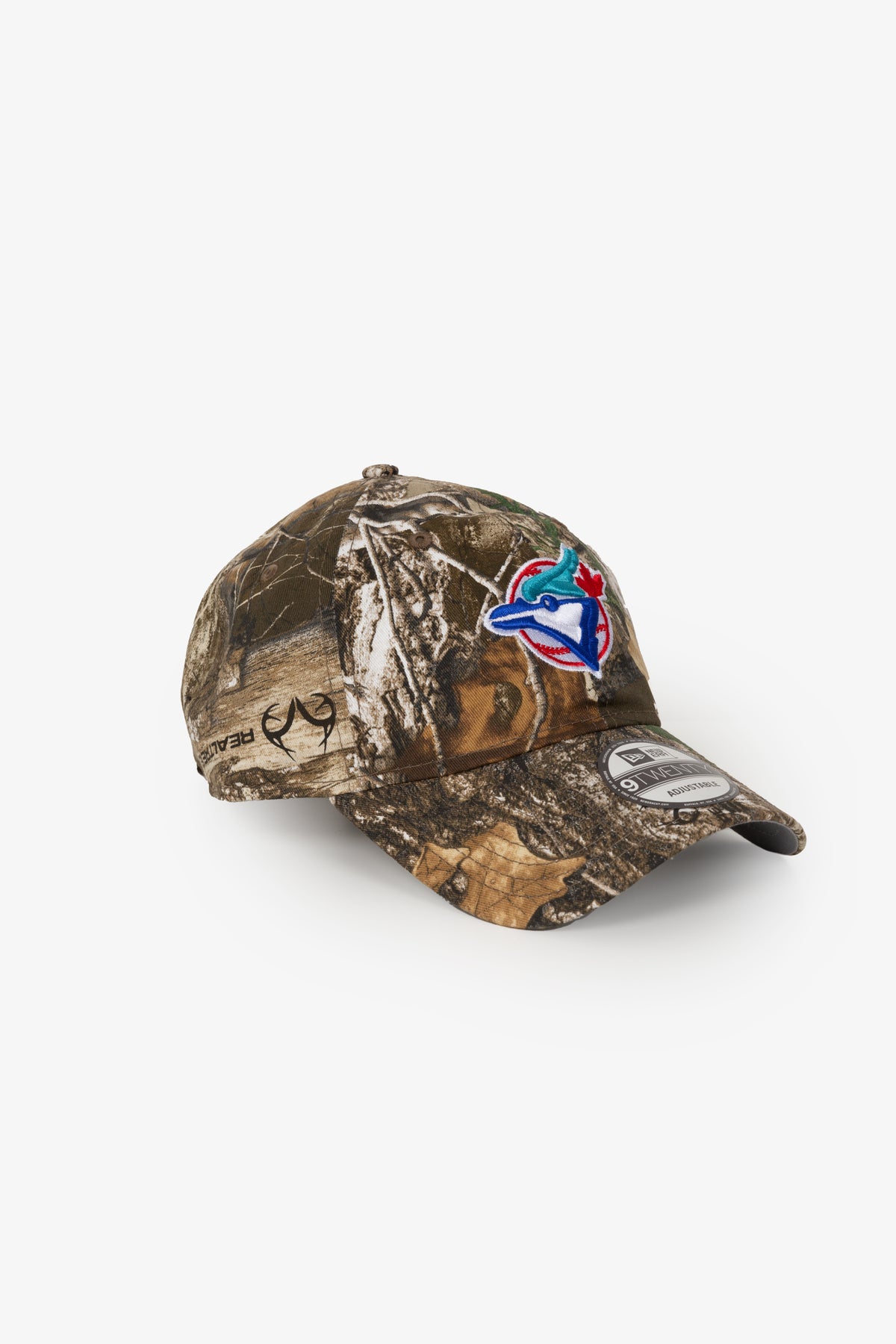 Toronto Blue Jays Real Tree Camo 9TWENTY Verstellbare Kappe - Grün