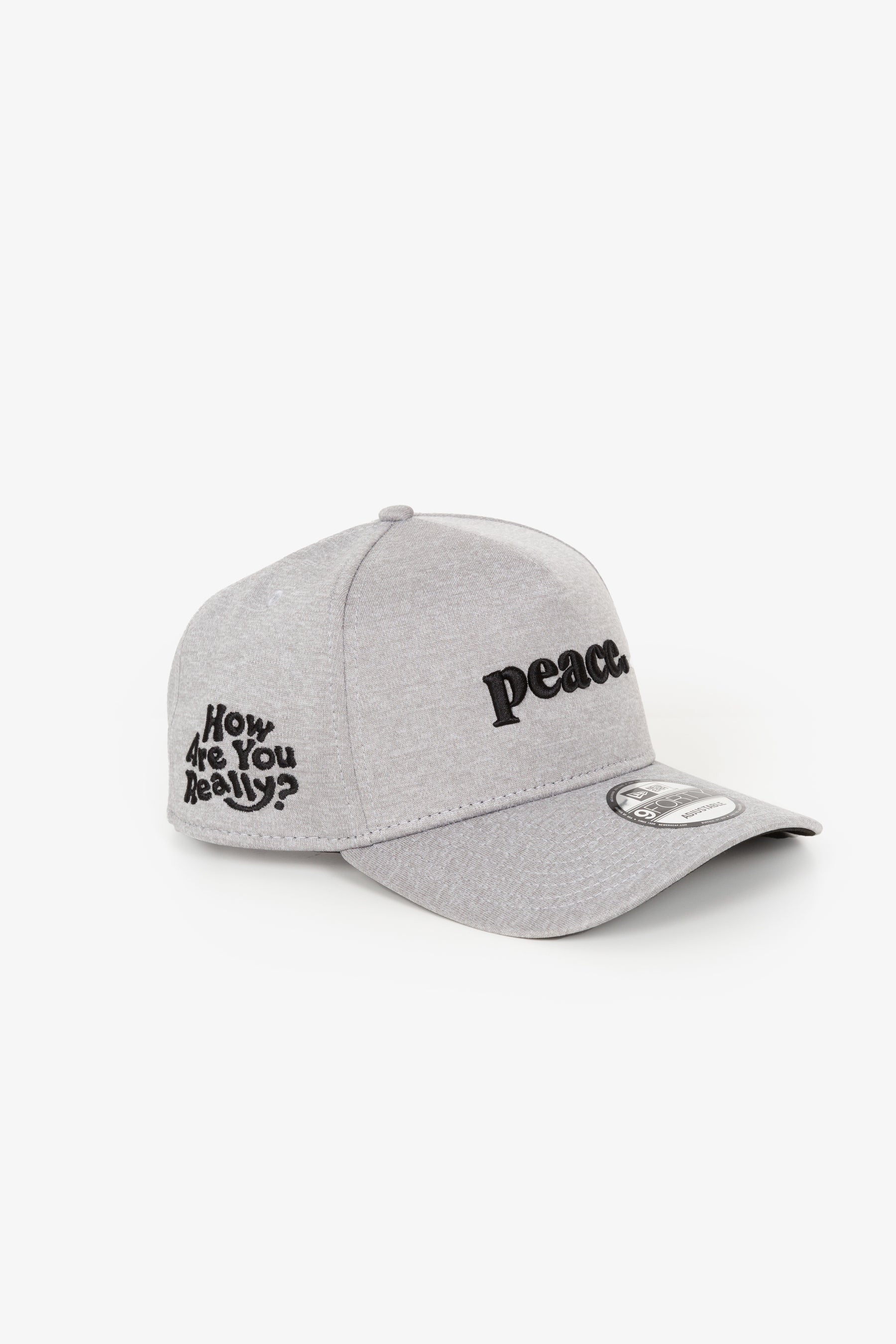 Peace How Are You Really 9FORTY Adjustable Cap - Shadowtech Grey