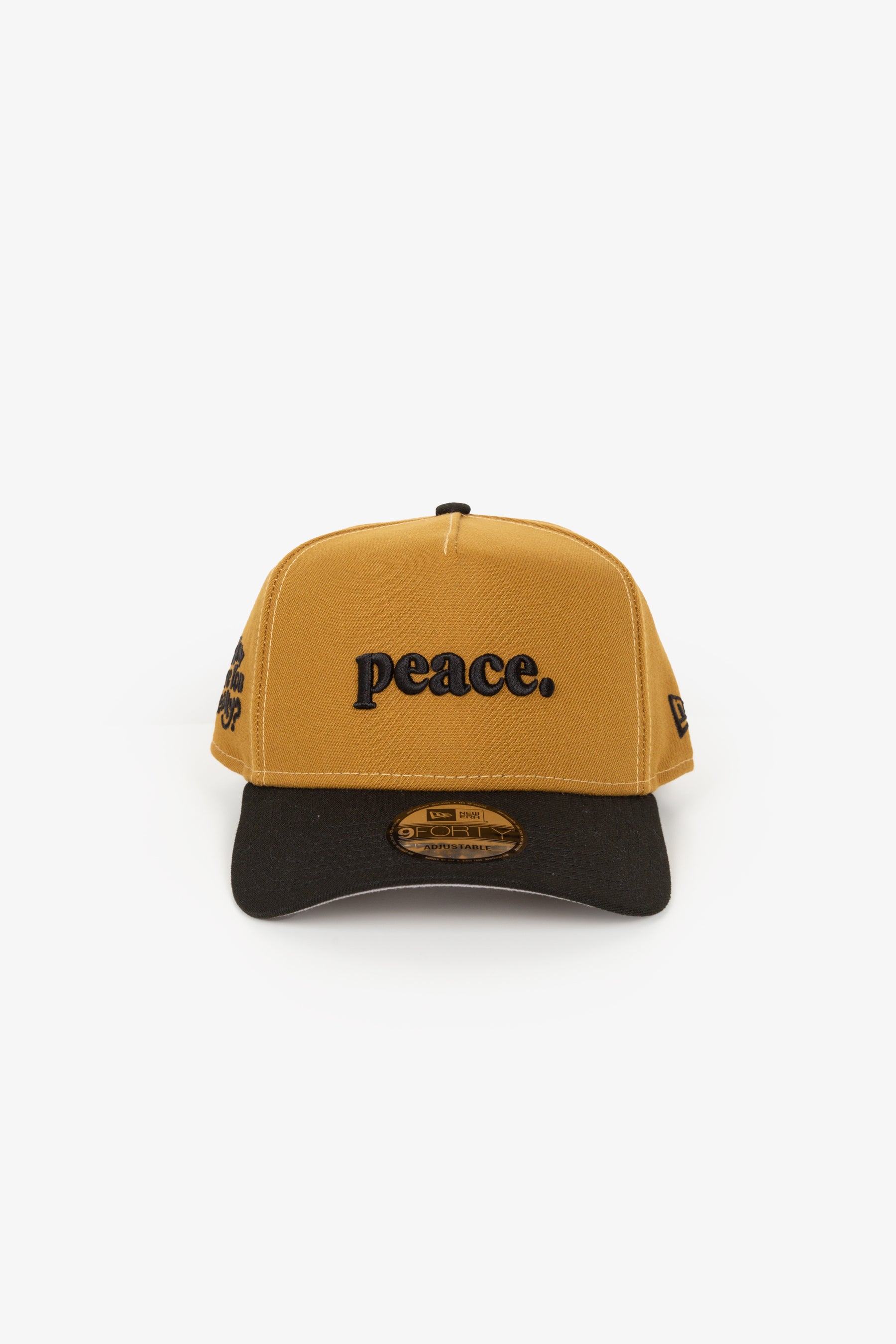 Peace How Are You Really 9FORTY Adjustable Cap - Old Gold