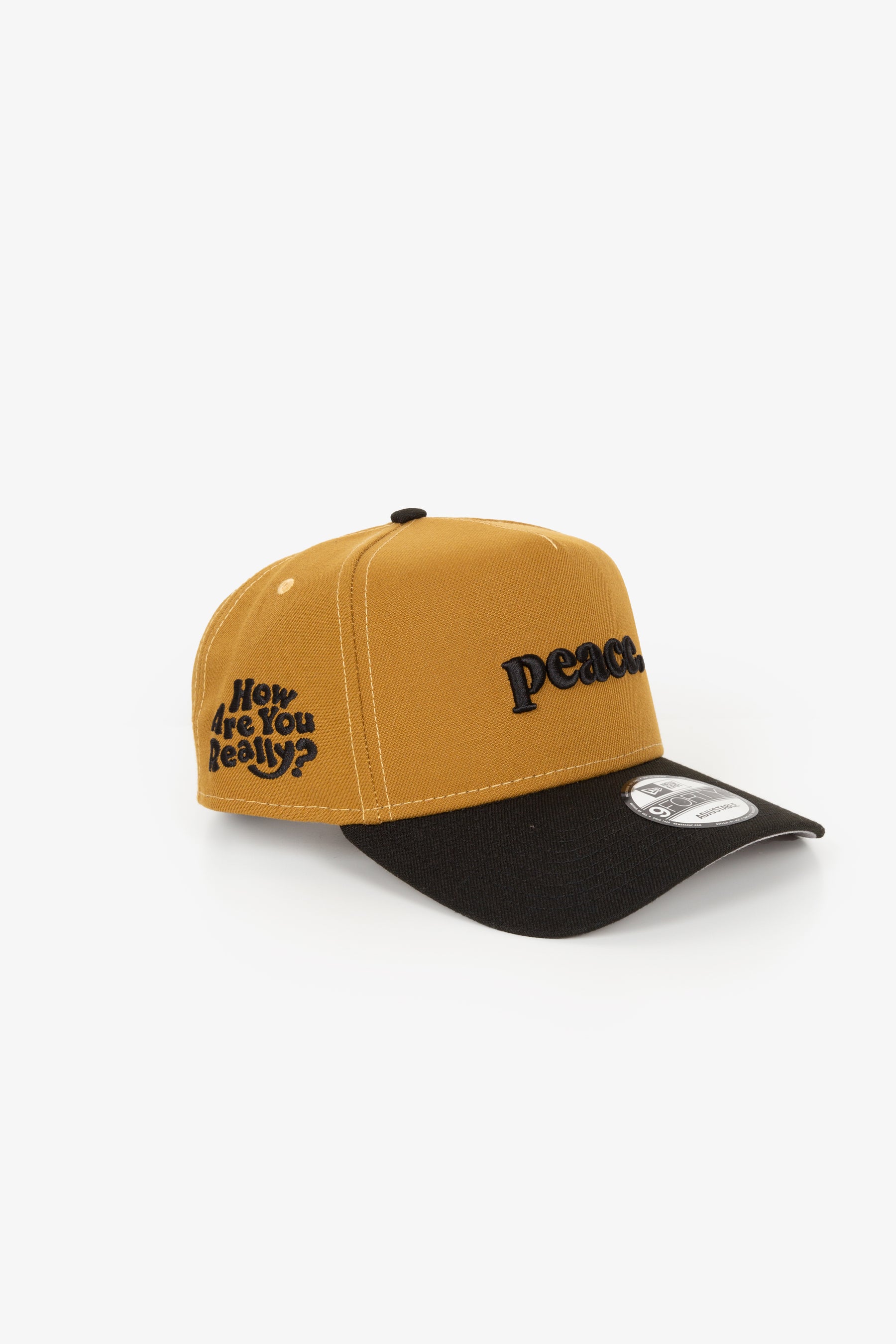 Peace How Are You Really 9FORTY Adjustable Cap - Old Gold