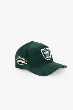 Las Vegas Raiders 9FORTY Adjustable Cap - Green Corduroy