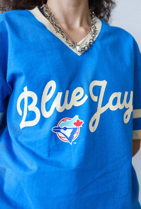 Toronto Blue Jays Varsity V-Neck Tee - Royal