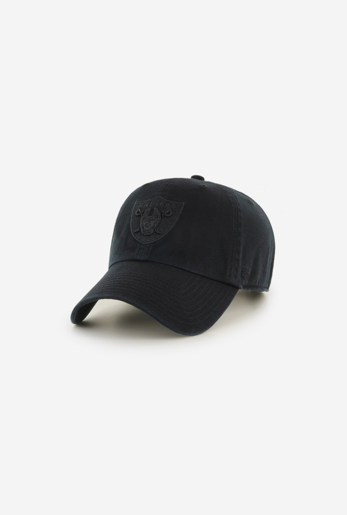 Las Vegas Raiders Clean Up Cap - Black/ Black