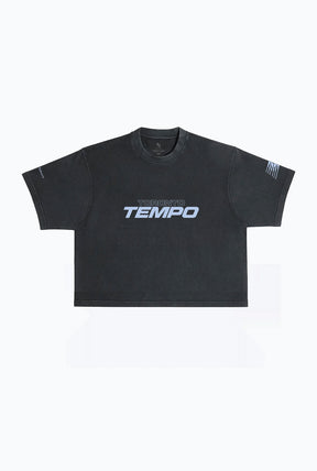 Toronto Tempo Cropped T-Shirt - Black