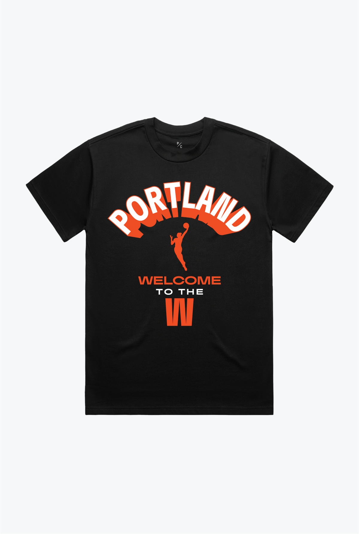 T-shirt WNBA Bienvenue à Portland - Noir