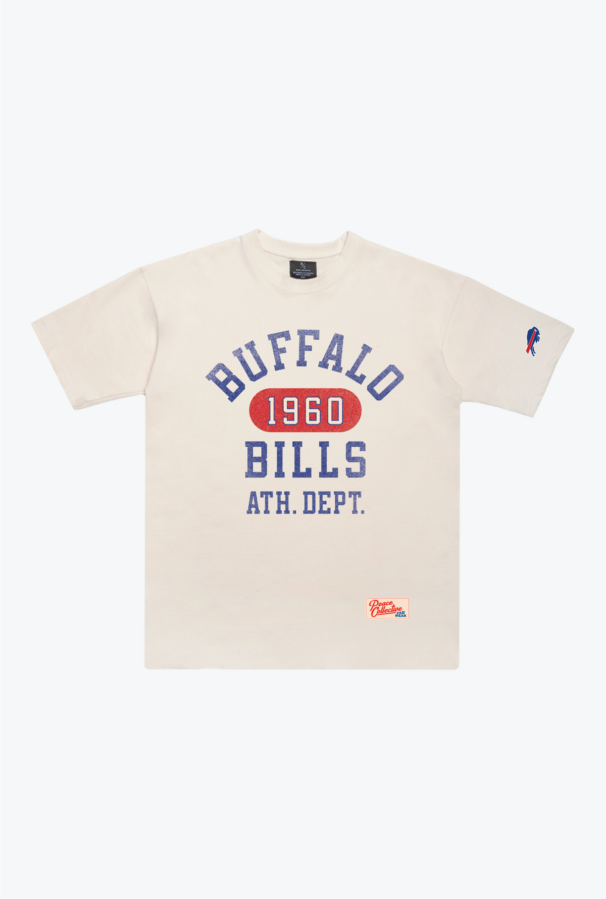 T-shirt épais Buffalo Bills Athletic Club - Ivoire