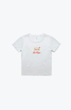 Las Vegas Icon Baby Tee - White