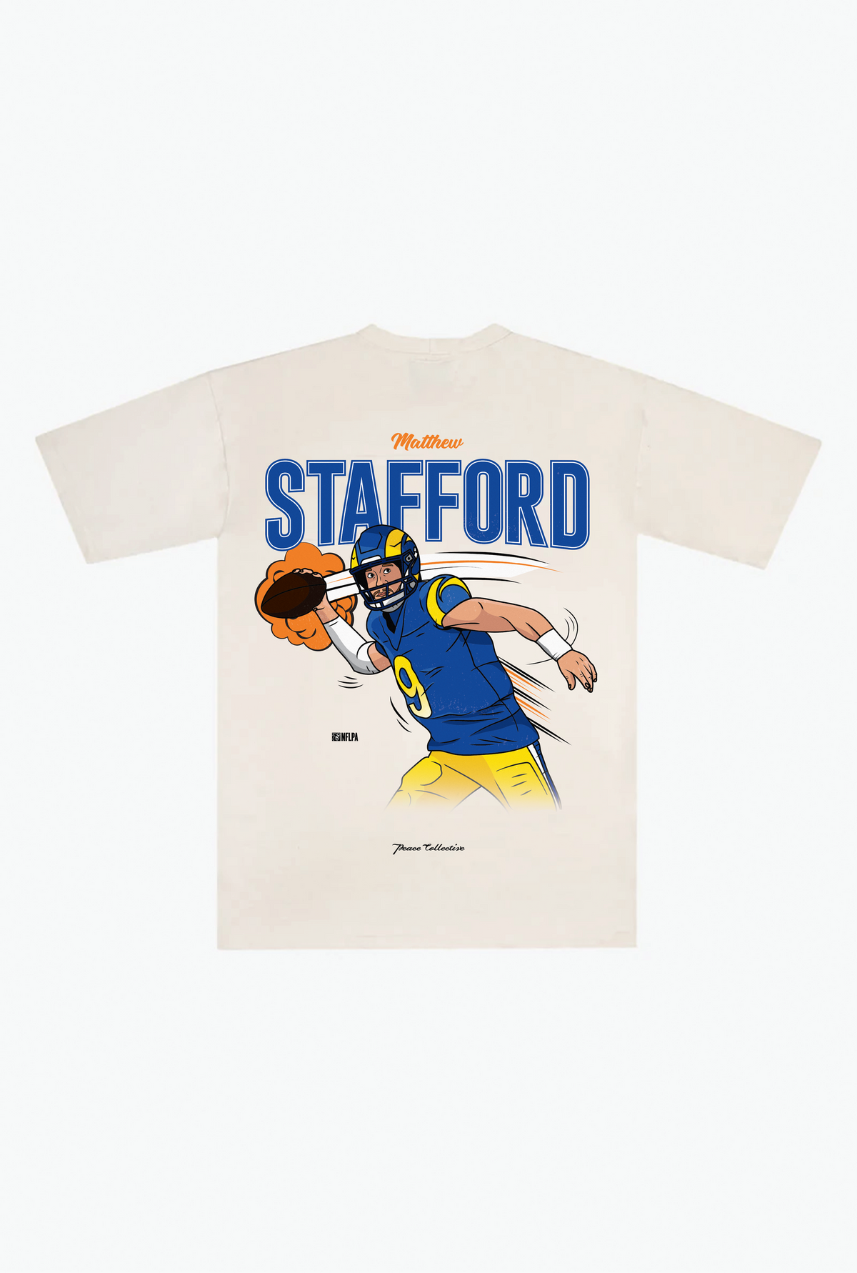 Matthew Stafford Heavyweight T-Shirt - Ivory