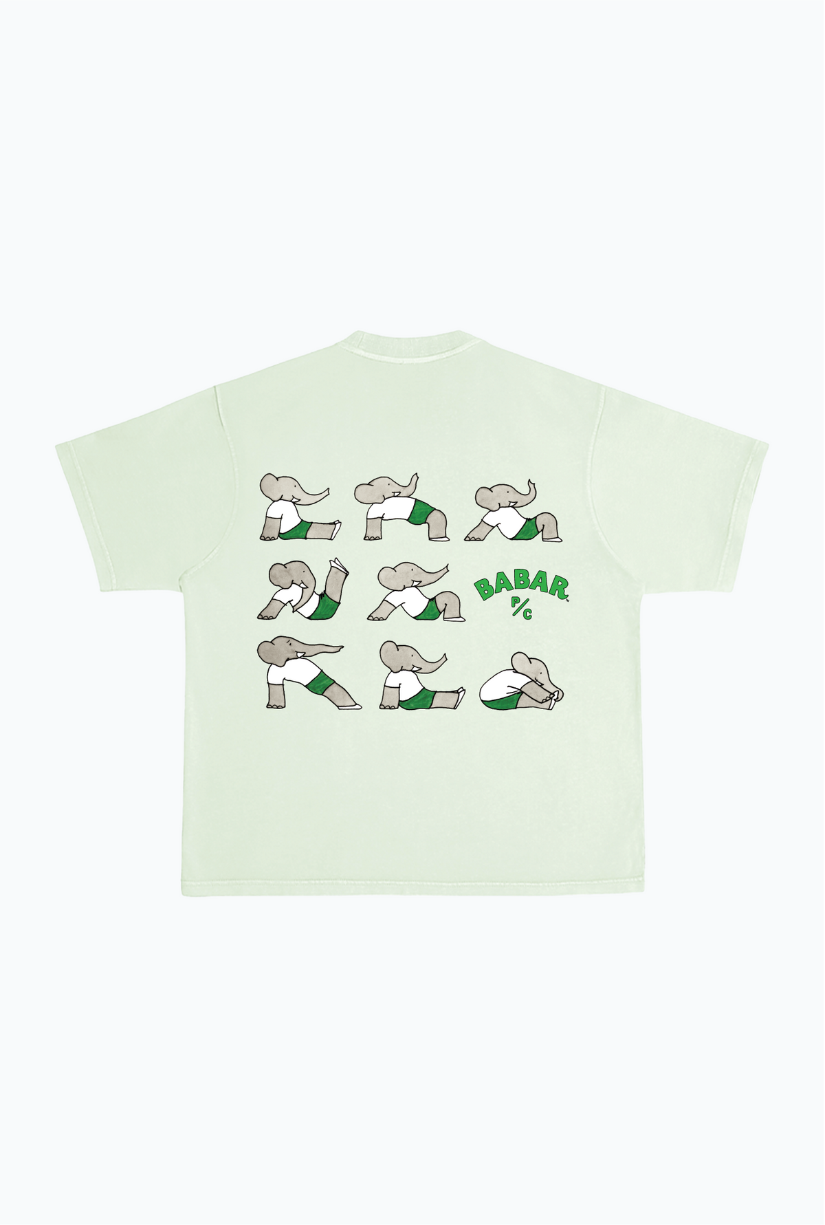 P/C x Babar Garment Dyed Heavyweight T-Shirt - Pistachio