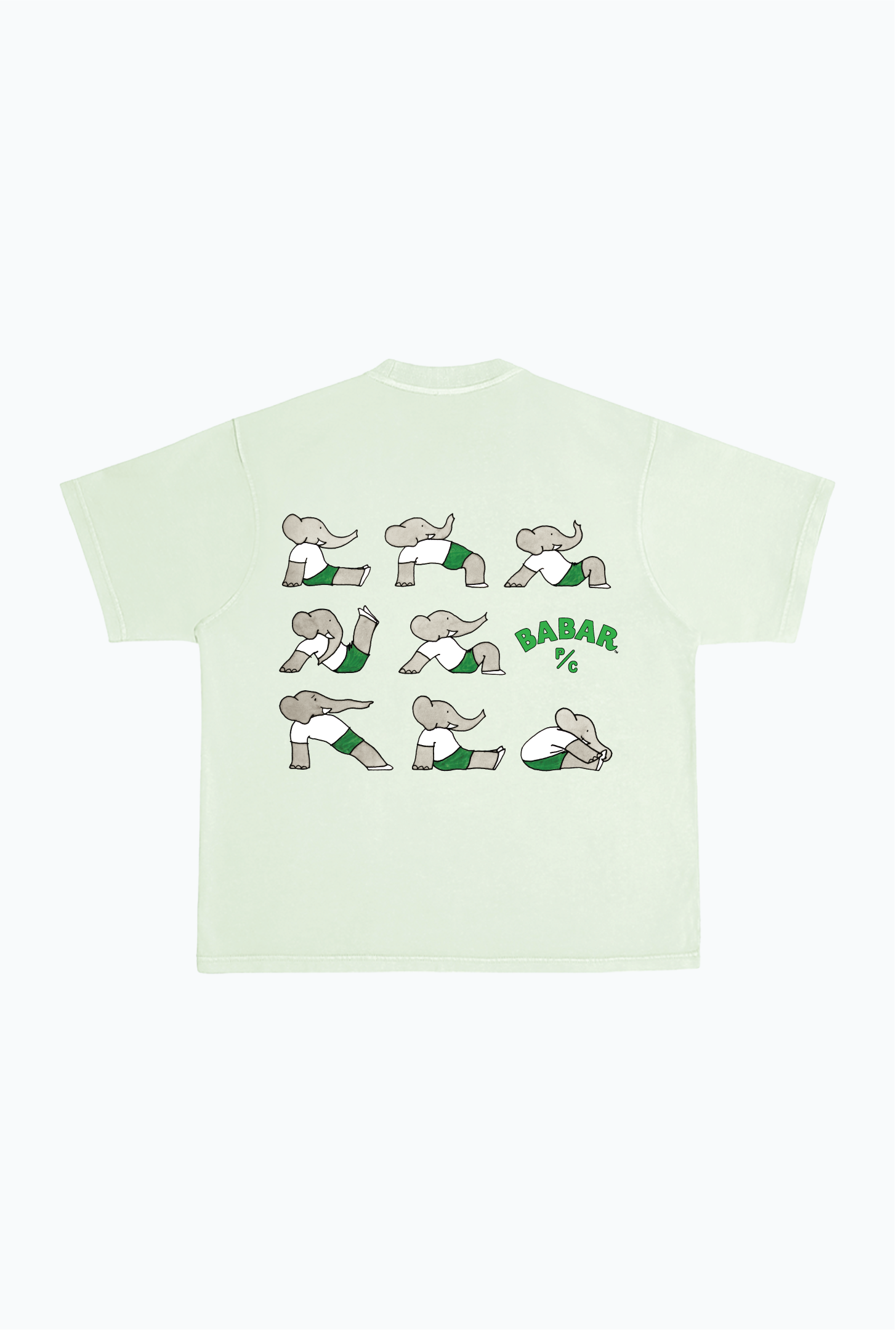 P/C x Babar Garment Dyed Heavyweight T-Shirt - Pistachio