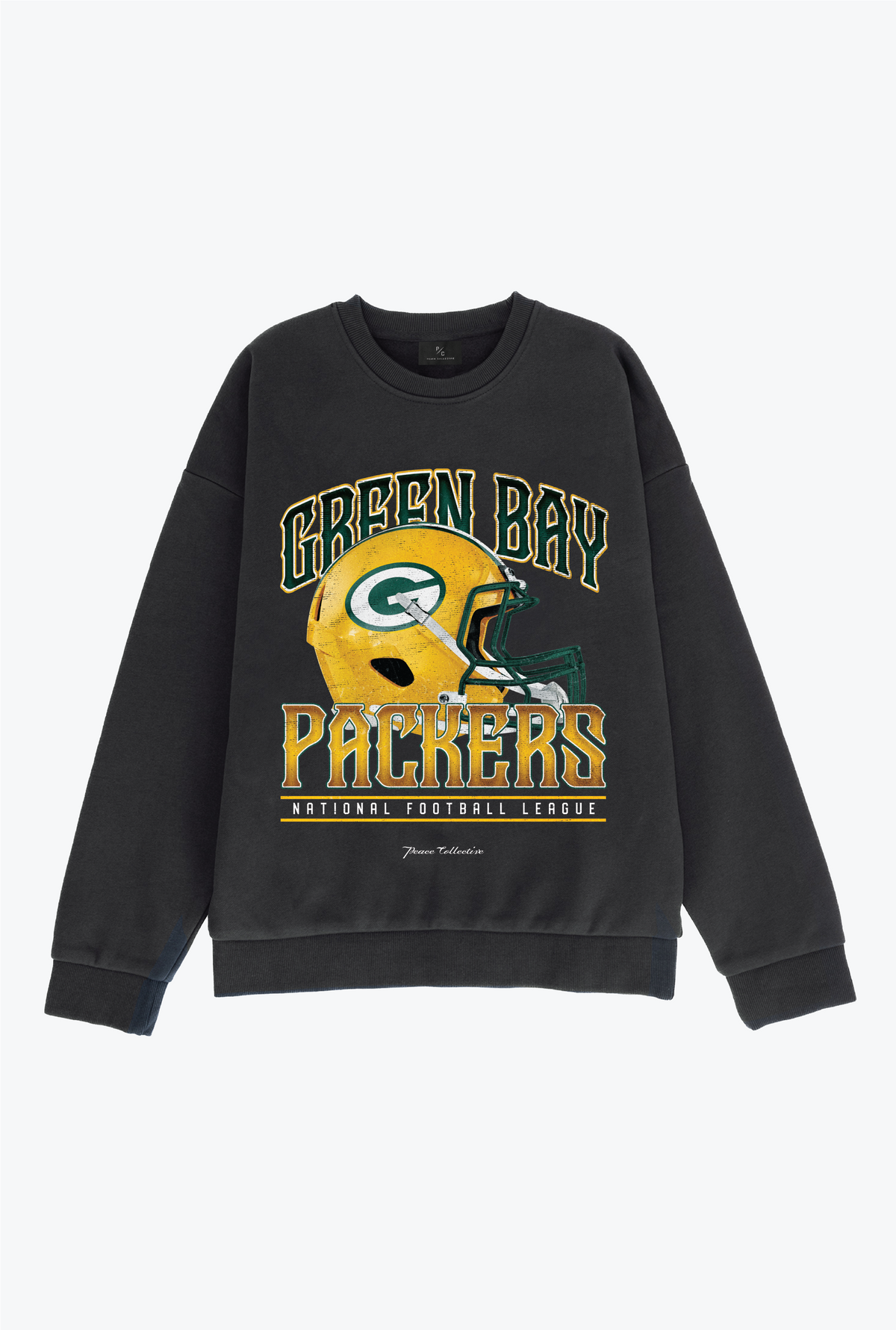 T-shirt à col ras du cou SuperHeavy™️ des Packers de Green Bay - Noir