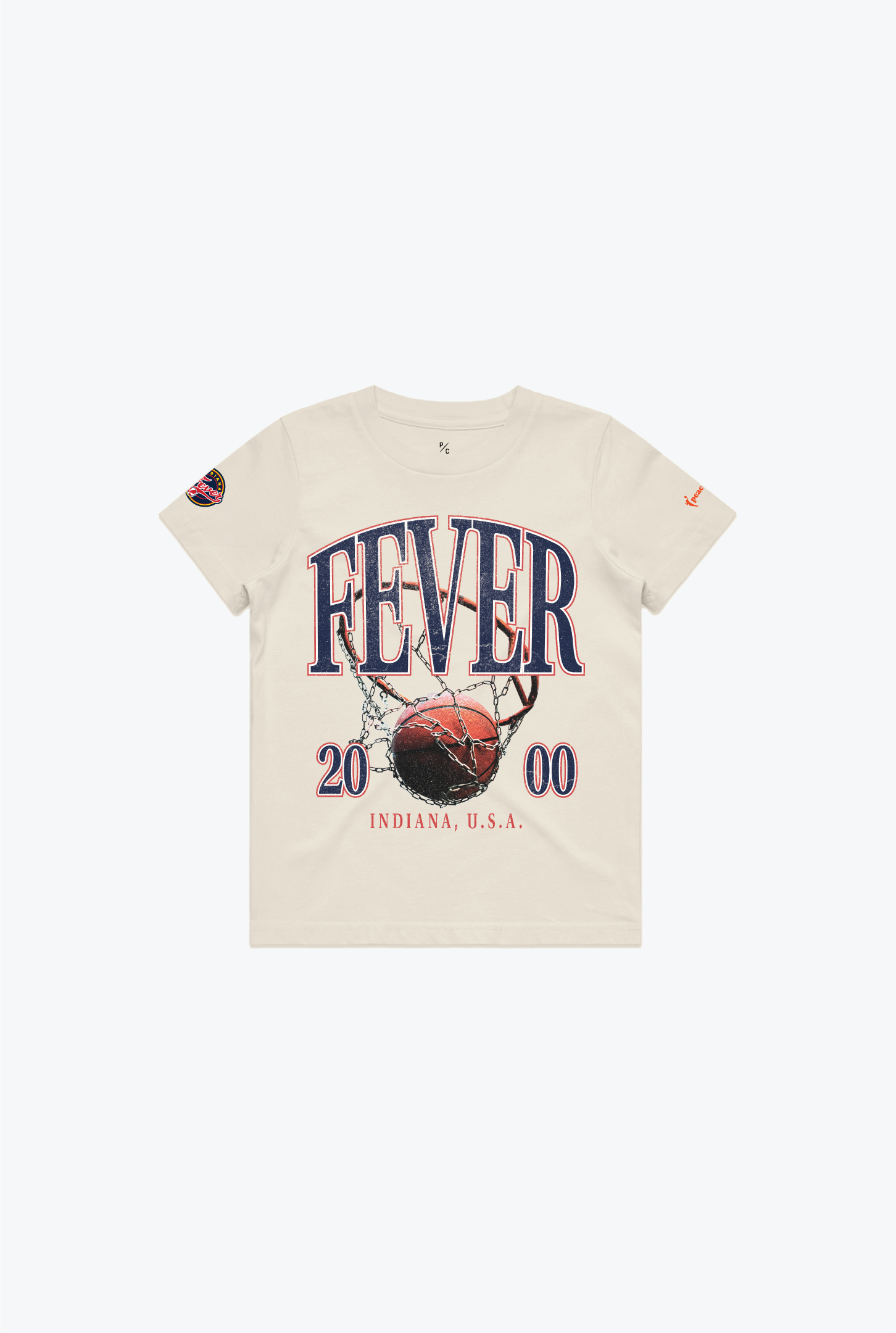 Indiana Fever Kids T-Shirt - Ivory