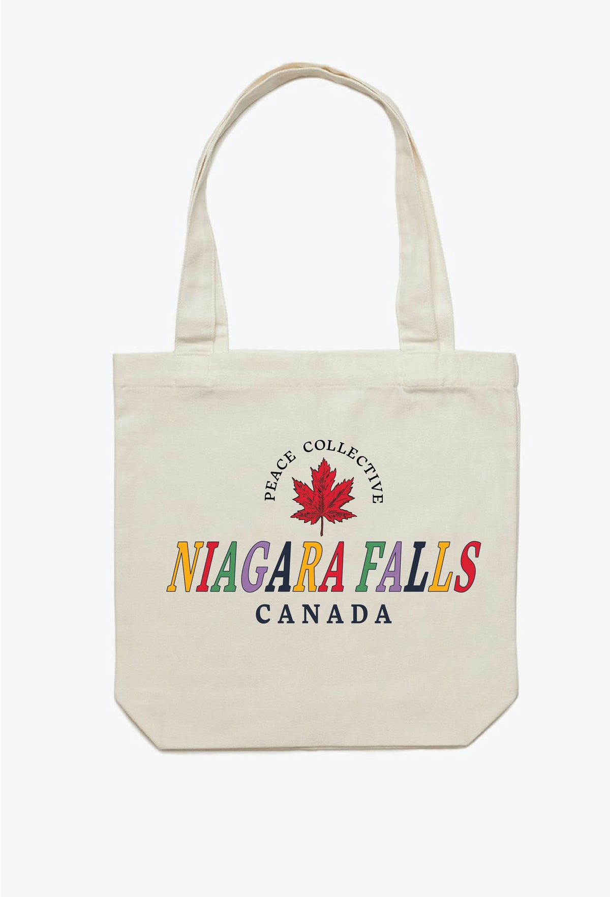 Niagara Falls Sketch Tote Bag - Natural