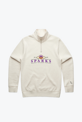 Los Angeles Sparks Quarter Zip - Ivory