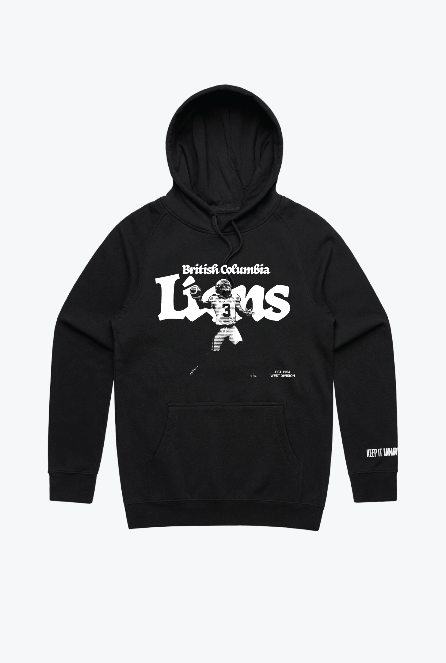 BC Lions Classic Hoodie - Black