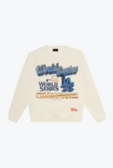 Los Angeles Dodgers 2024 World Series Champions - Crewneck - Ivory