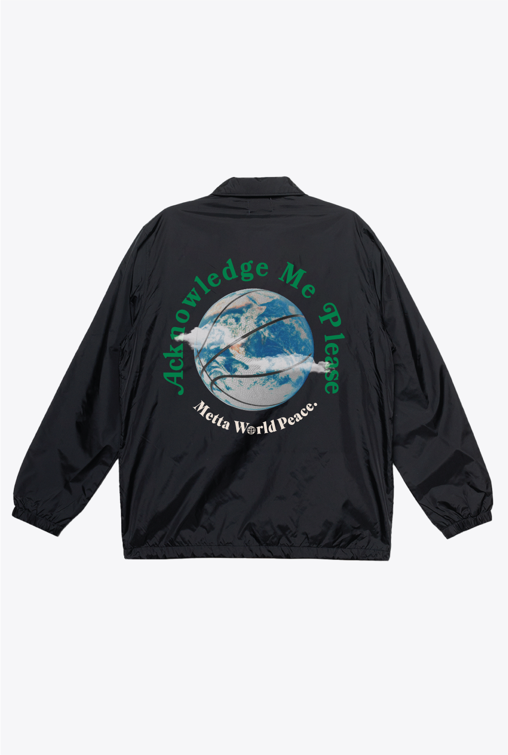 Veste d'entraîneur World Peace de P/C x Metta - Noir